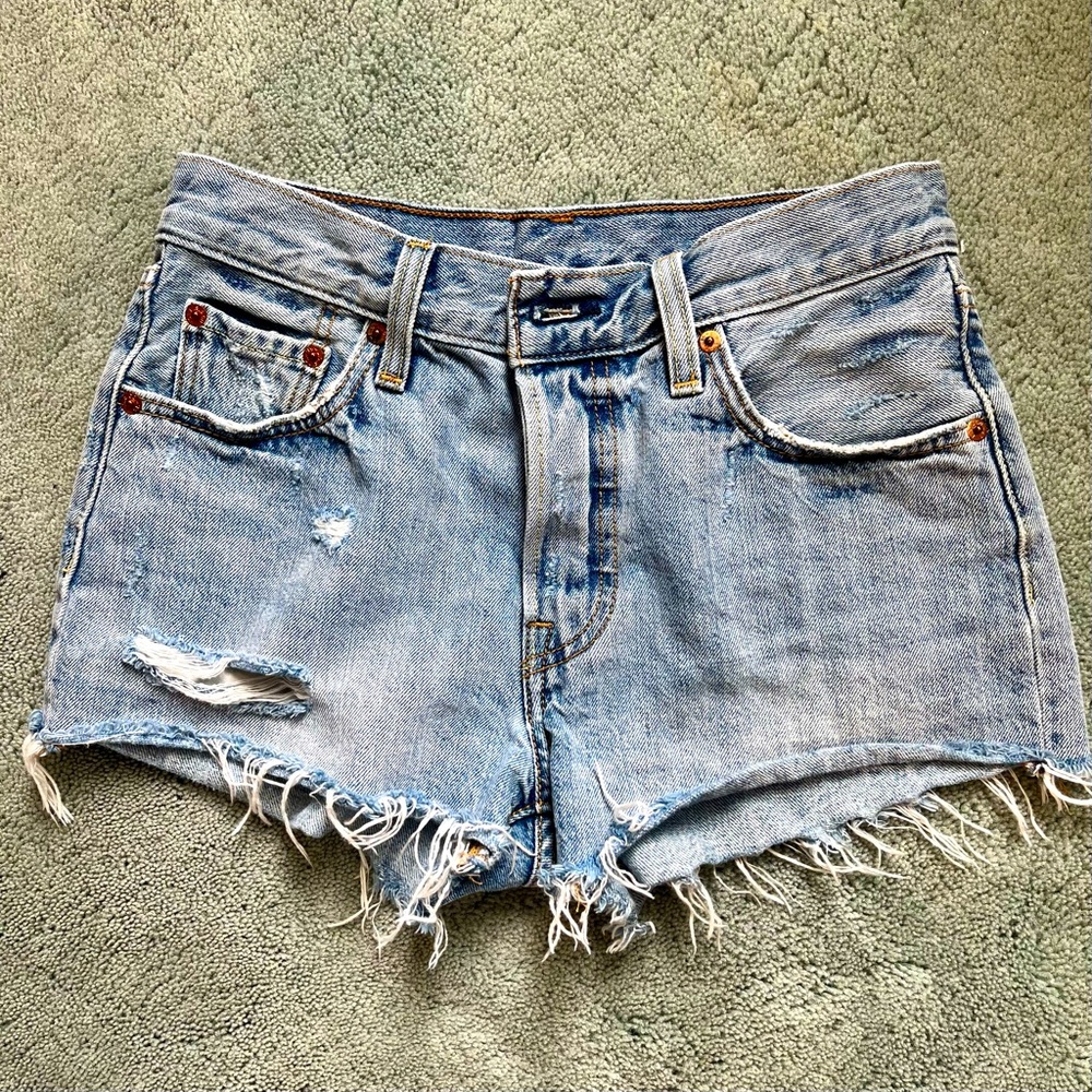 Levi denim shorts
